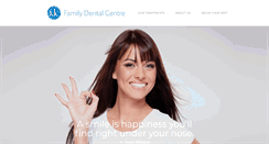 Desktop Screenshot of familydentalcentre.com